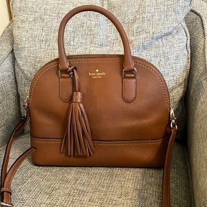 Kate Spade Purse: Brown Leather- Excellent Condition
